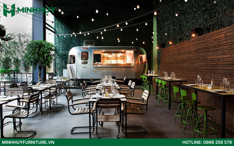 thiết kế quán cafe workshop đẹp