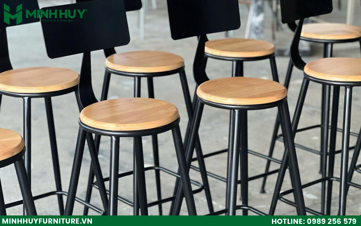 mẫu bàn ghế quán cafe phong cách công nghiệp tại hcm
