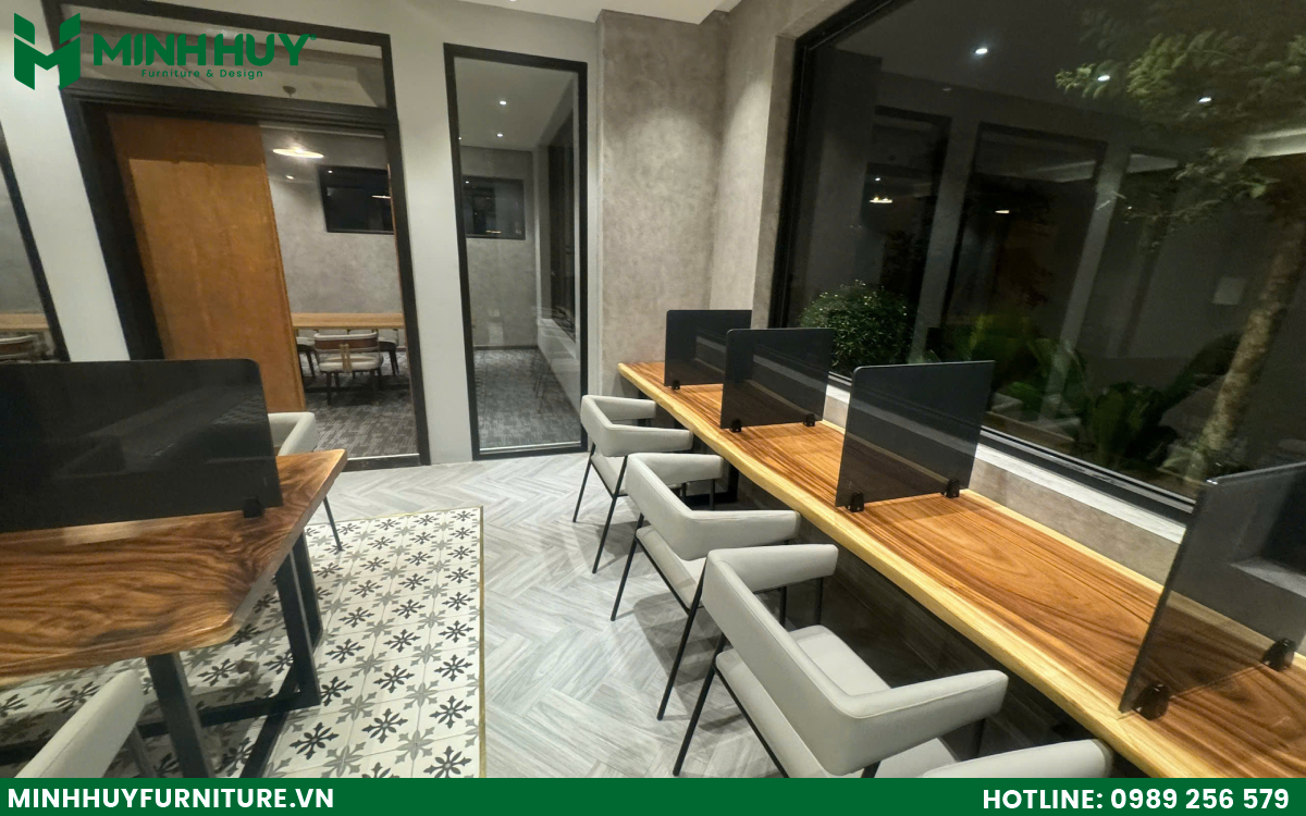 Thiết kế và thi công nội thất quán cafe co-working