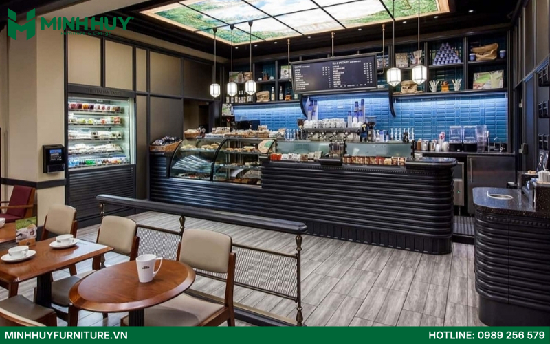 nội thất quán cafe bánh ngọt