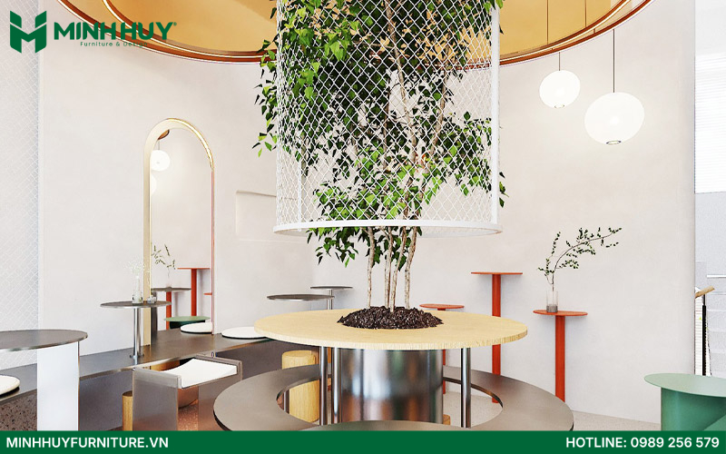 Thiết kế thi công nội thất quán cafe