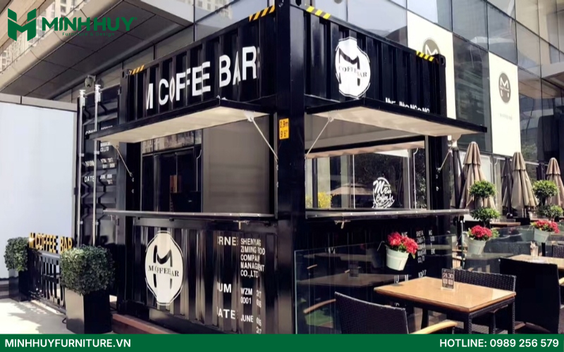 Thiết kế quán cafe container