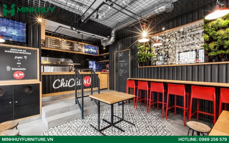 Bao gia thiet ke va thi cong noi that quan cafe container