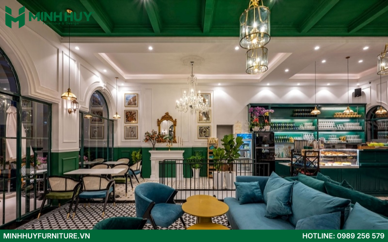 Báo giá thiết kế và thi công nội thất quán cafe nghệ thuật