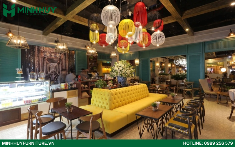 nội thất quán cafe nghệ thuật