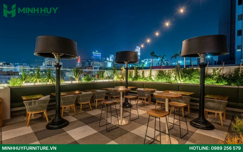 quán cafe rooftop