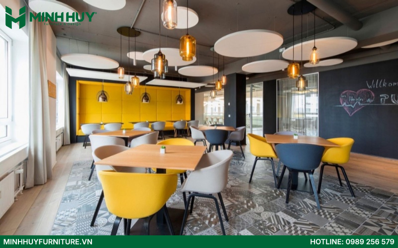 Thiết kế và thi công nội thất quán cafe co-working