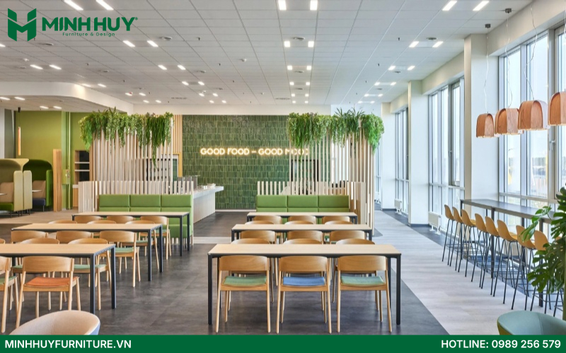 Báo giá thiết kế và thi công nội thất quán cafe văn phòng