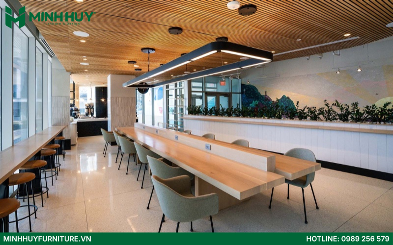 Thiet ke va thi cong noi that quan cafe co-working