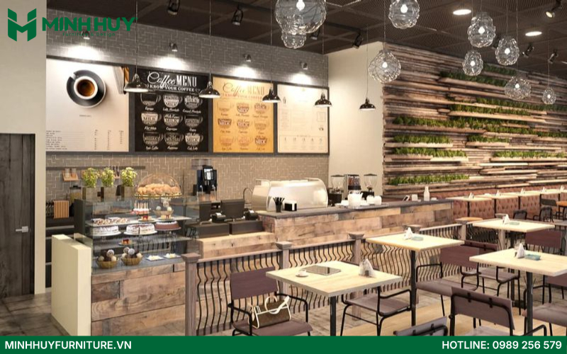 Thiết kế nội thất quán cafe