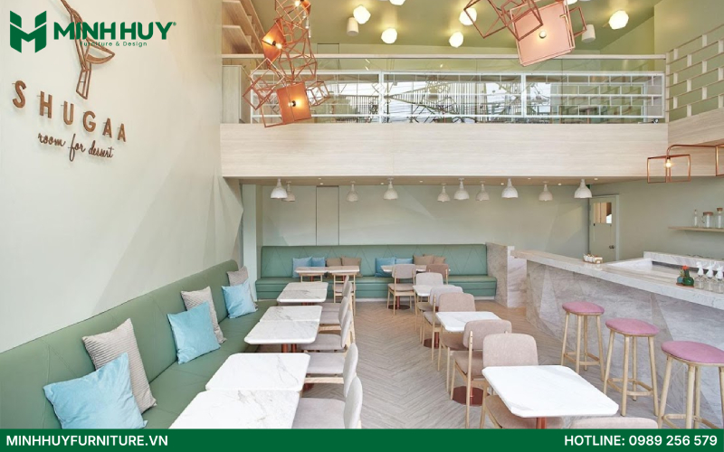 Báo giá thiết kế và thi công quán cafe phong cách tối giản