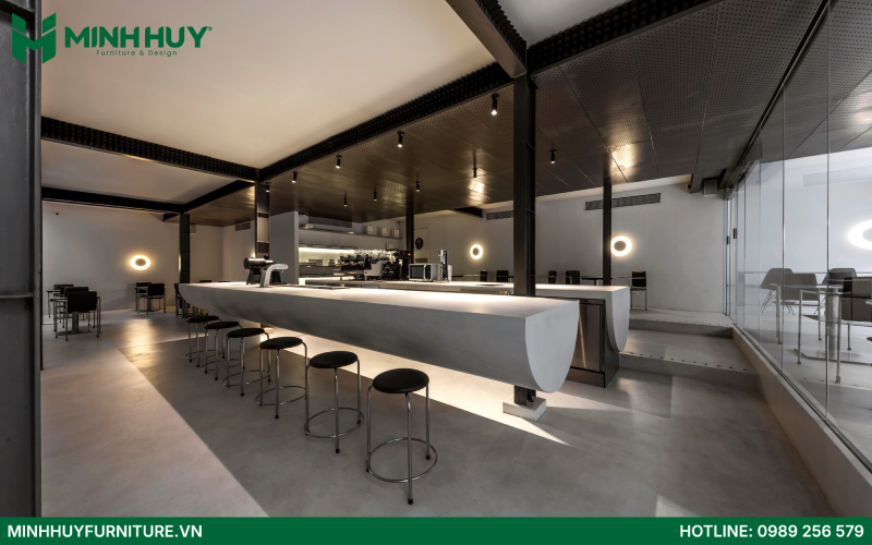 Báo giá thiết kế và thi công quán cafe phong cách Minimalism