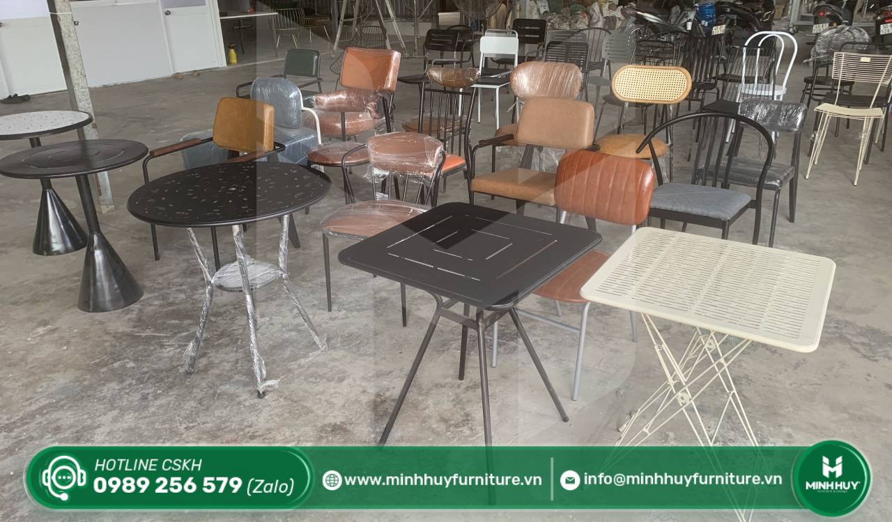 Đơn vị cung cấp mẫu bàn ghế sắt vuông đơn giản chất lượng