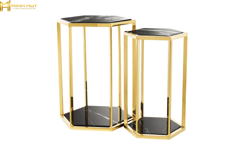 bàn inox mạ vàng đẹp