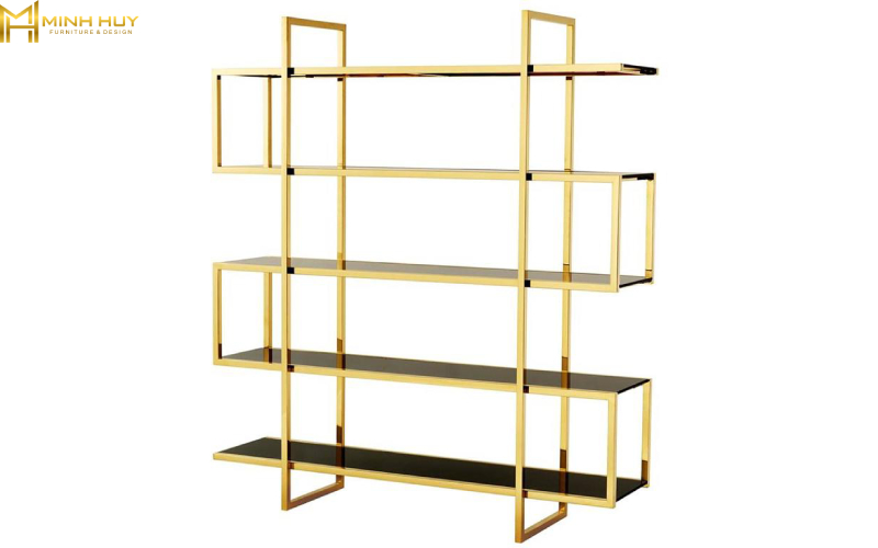 mẫu kệ inox mạ vàng đẹp