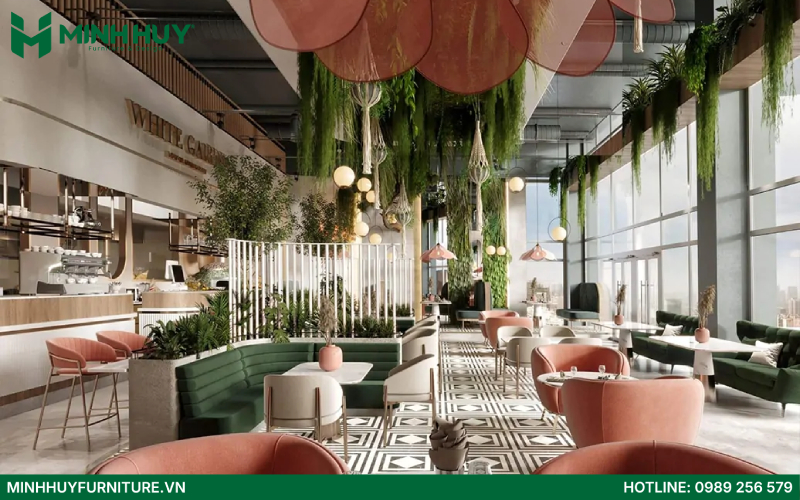 thiết kế nội thất nhà hàng phong cách Bắc Âu