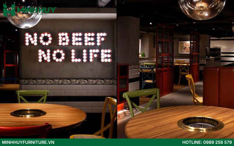 Xu hướng thiết kế nhà hàng BBQ hiện đại