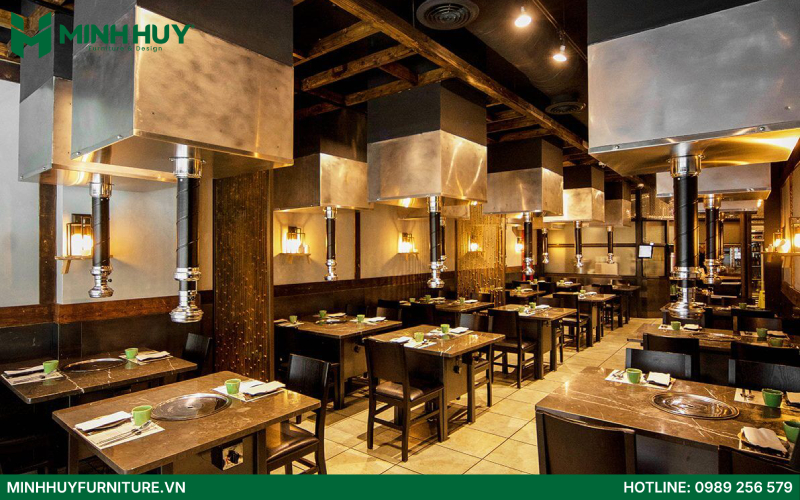 thiết kế nội thất nhà hàng BBQ ở đâu