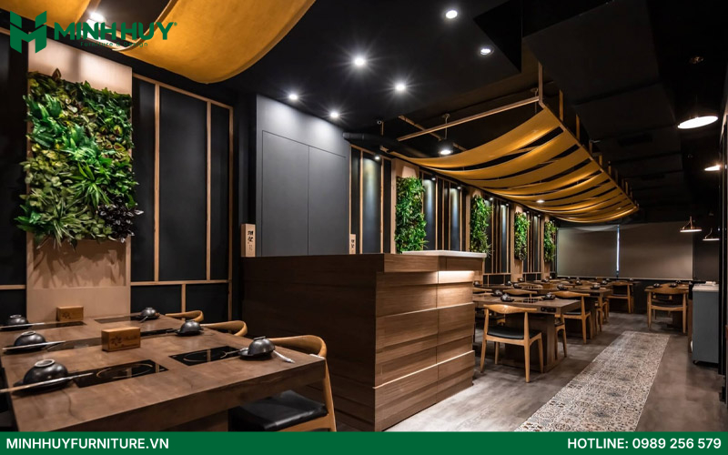 thiết kế nội thất nhà hàng BBQ