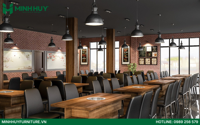 thiết kế nội thất nhà hàng BBQ