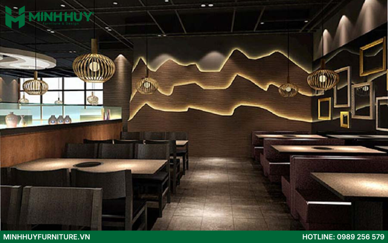 nội thất nhà hàng BBQ đẹp