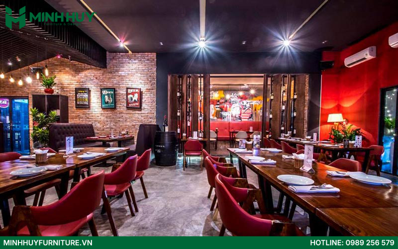 Xu hướng thiết kế nhà hàng beef steak
