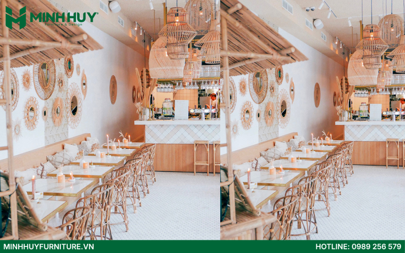 Xu hướng thiết kế nội thất nhà hàng Bohemian năm 2025