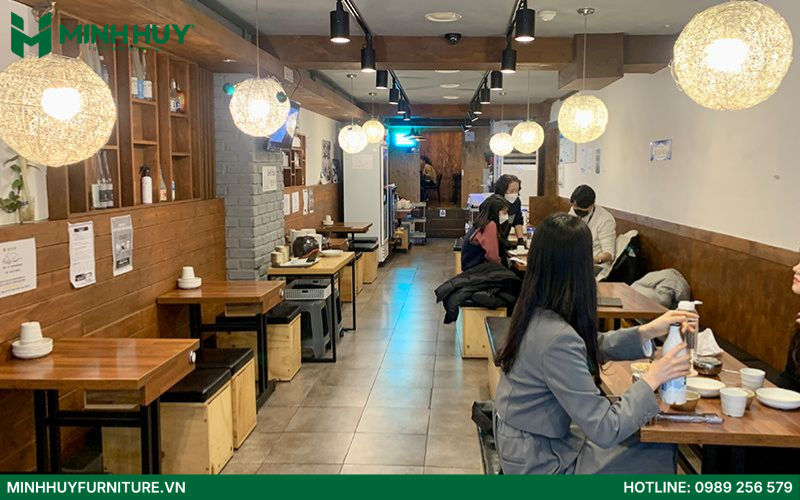 Xu hướng thiết kế nội thất nhà hàng buffet