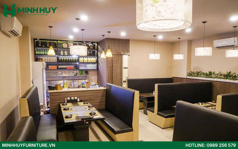 thiết kế nội thất nhà hàng buffet