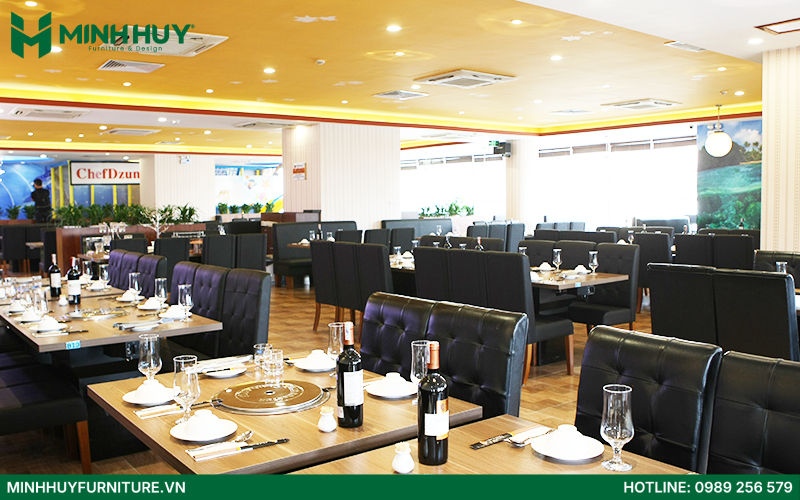 nội thất nhà hàng buffet đẹp
