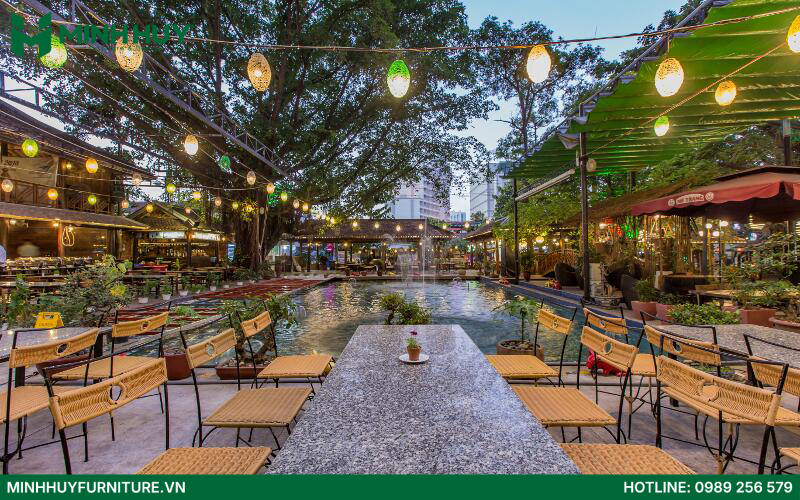 Mẫu nội thất nhà hàng buffet đẹp