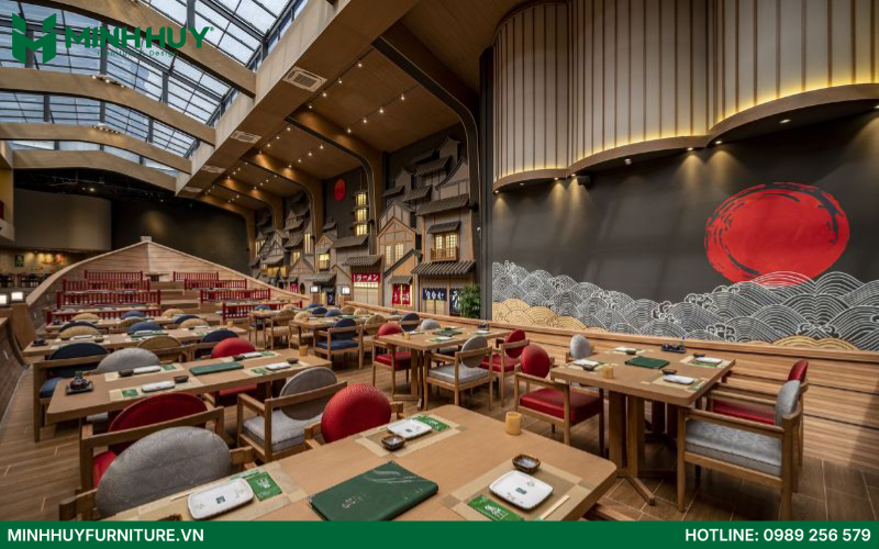 Mẫu nội thất nhà hàng buffet đẹp