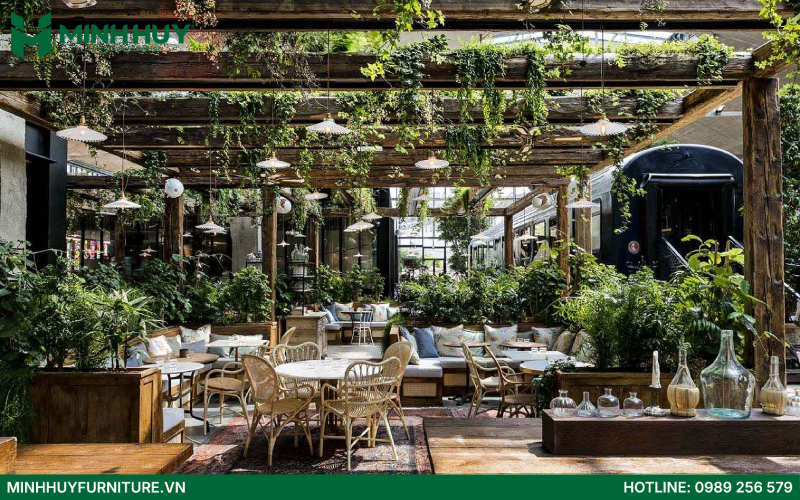Mẫu thiết kế nội thất nhà hàng Châu Âu đẹp
