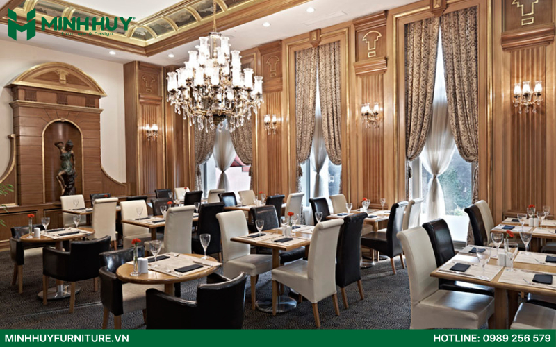 Lợi ích của thiết kế nội thất nhà hàng cổ điển
