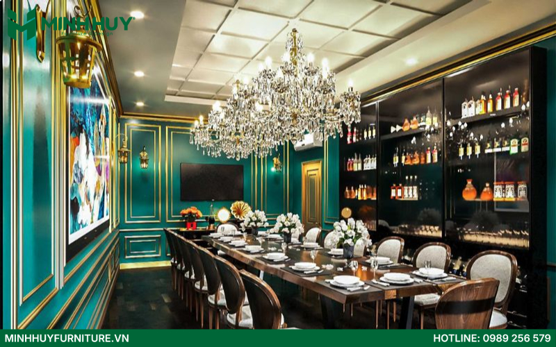 Mẫu thiết kế nhà hàng cổ điển đẹp