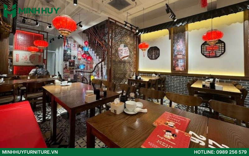 Mẫu nội thất nhà hàng Dim Sum đẹp