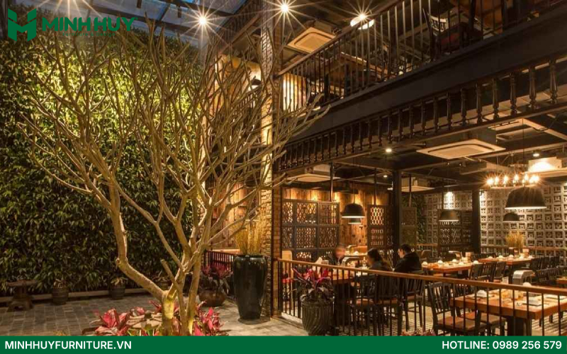 Nguyên tắc cơ bản khi thiết kế nội thất nhà hàng đồng quê