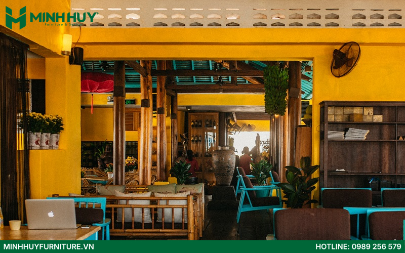 nội thất nhà hàng đồng quê đẹp