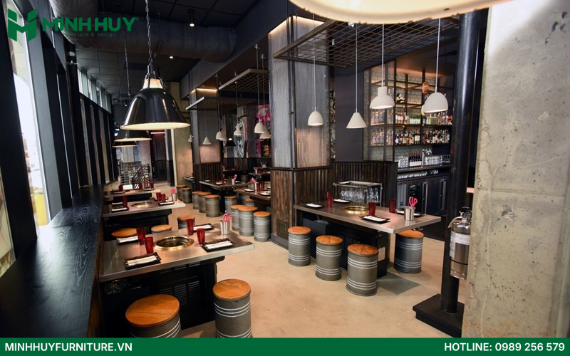 hinh anh noi that nha hang han quoc