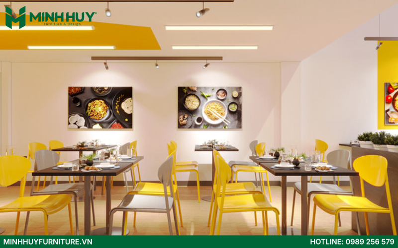 thiết kế nội thất nhà hàng phong cách Hàn Quốc
