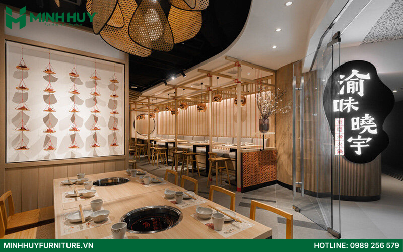 thiet ke noi that nha hang phong cach Han Quoc