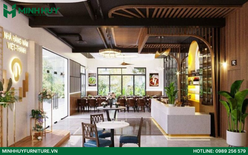 Nguyên tắc cơ bản khi thiết kế nội thất nhà hàng phong cách hiện đại