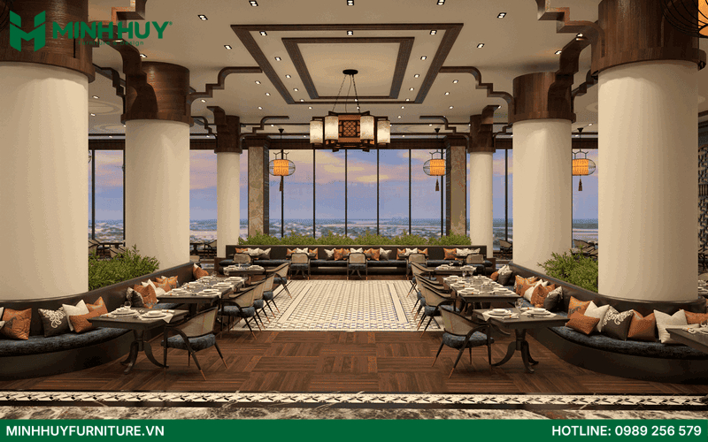 Mau thiet ke noi that nha hang Indochine dep
