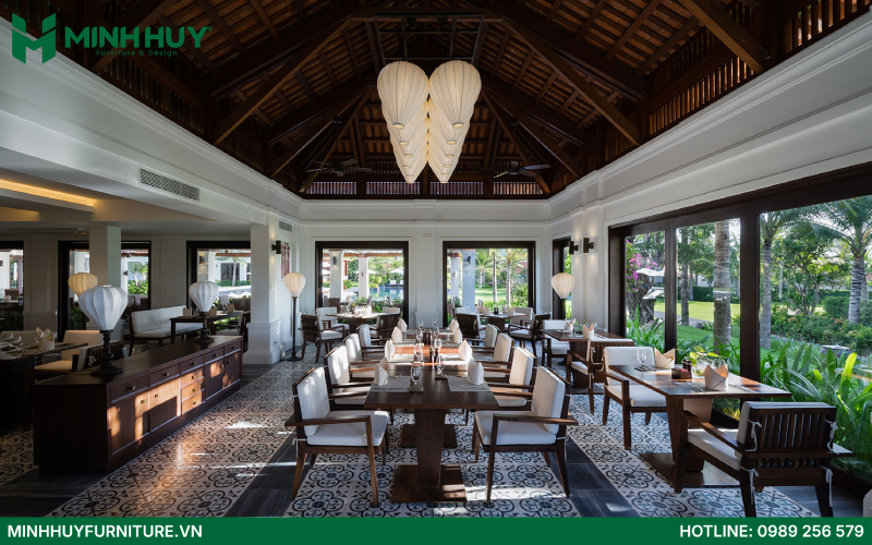 nhà hàng phong cách Indochine