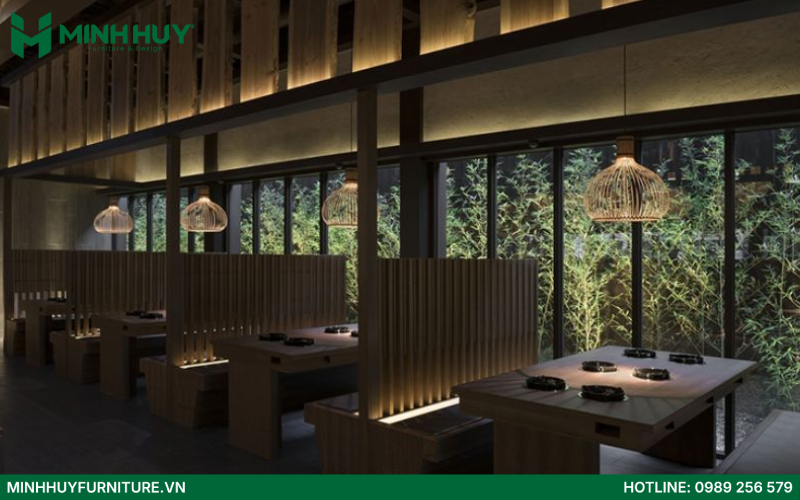 Mau thiet ke noi that nha hang Nhat Ban dep