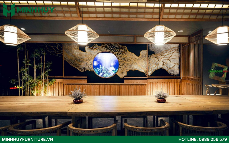 Mau thiet ke noi that nha hang Nhat Ban dep