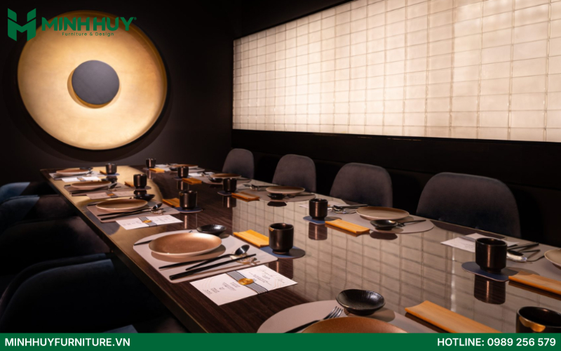 nội thất nhà hàng Nhật Bản đẹp
