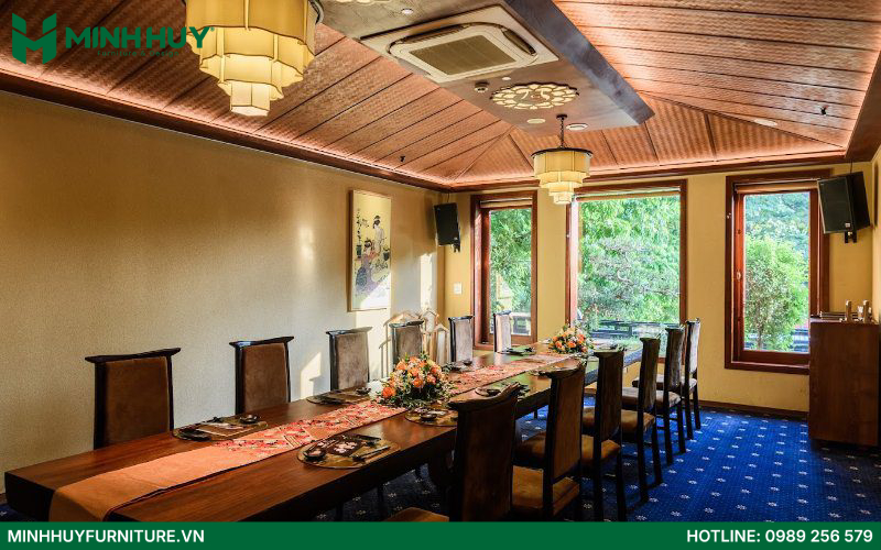 thiet ke noi that nha hang phong cach Nhat Ban