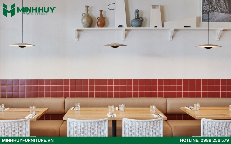 Mẫu thiết kế nội thất nhà hàng Pizza đẹp lấy cảm hứng từ nước Ý
