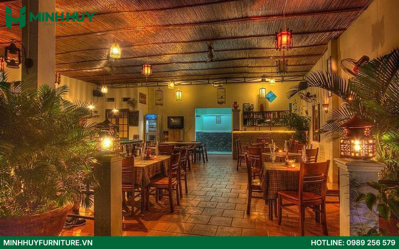 Mẫu thiết kế nội thất nhà hàng Pasta đẹp